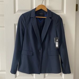 NWT Willow & Thread Blue Pin-strip Blazer